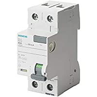 Siemens 5sv - Interruptor diferencial clase-a 2 polos 40a 30ma 70mm